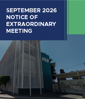 September 2026 extraordinary meeting notice